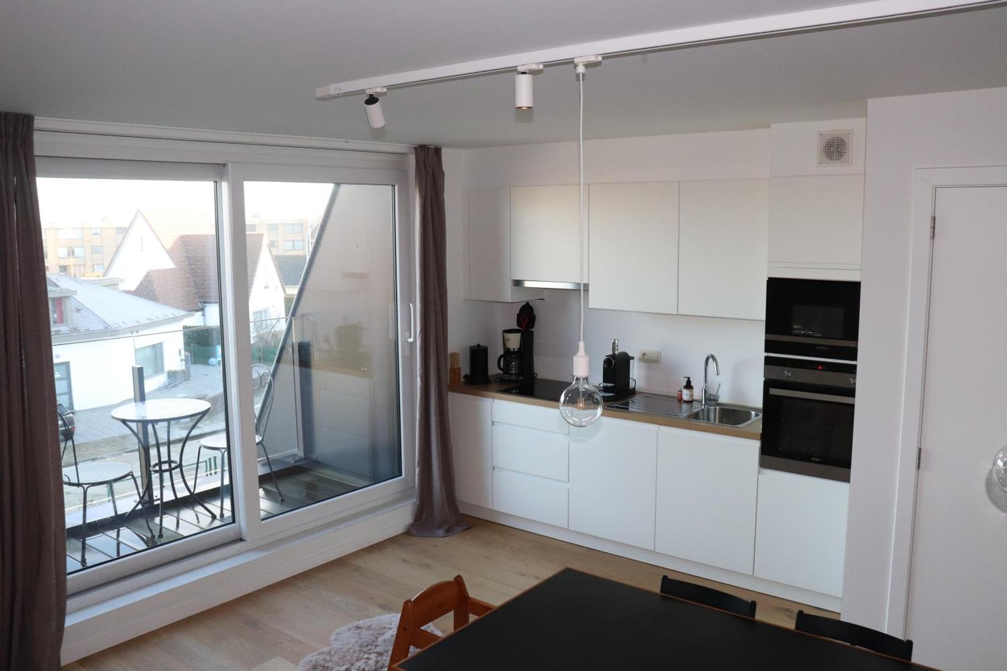 Prachtig Duplex Appartement Met Balkon Te Wenduine 德哈恩 外观 照片