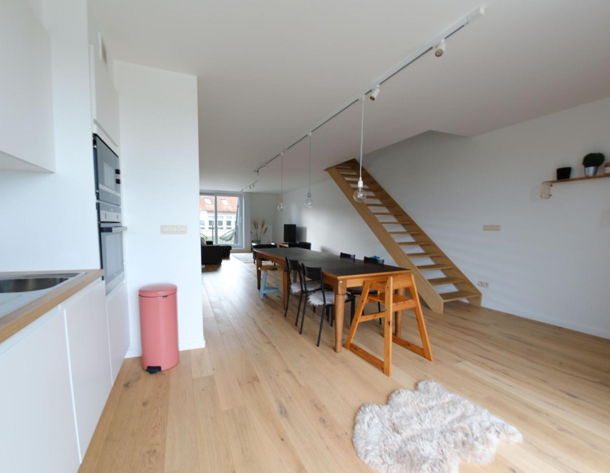 Prachtig Duplex Appartement Met Balkon Te Wenduine 德哈恩 外观 照片